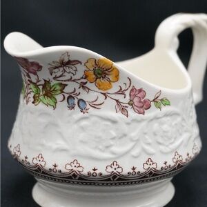 Booths Corinthian Wild Rose Gravy Boat
